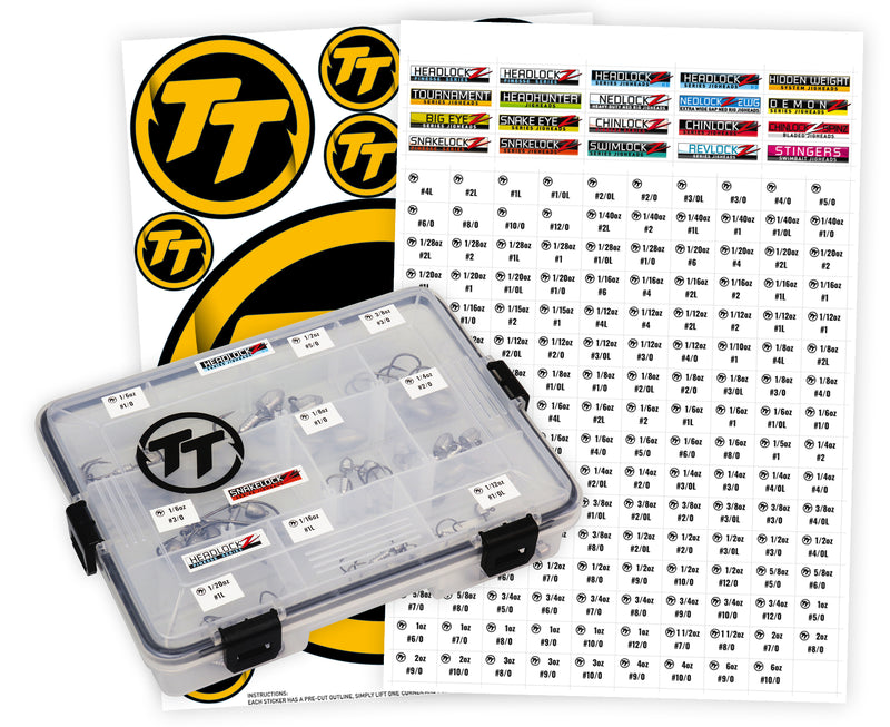 TT FISHING JIGHEAD I.D. LABELS