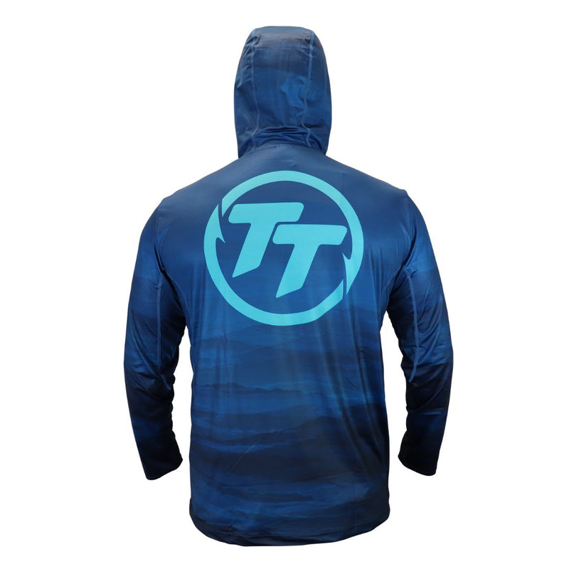 TT HOODED TOURNAMENT SHIRT - BLUE